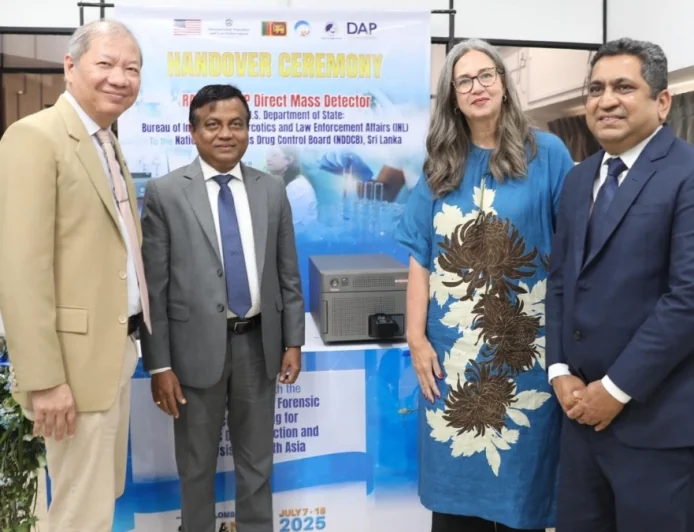 අමෙරිකා එක්සත් ජනපදය ශ්‍රී ලංකාවේ මත්ද්‍රව්‍ය නිවාරණයට සහය දක්වයි.