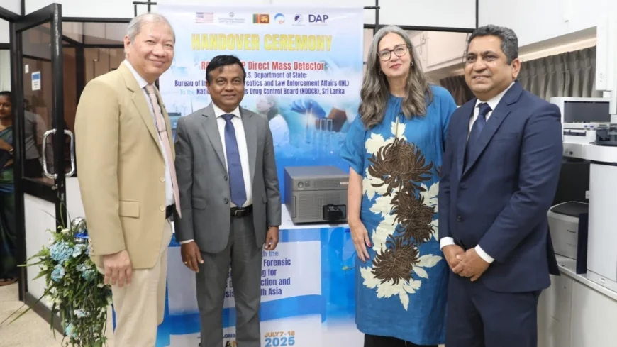 අමෙරිකා එක්සත් ජනපදය ශ්‍රී ලංකාවේ මත්ද්‍රව්‍ය නිවාරණයට සහය දක්වයි.